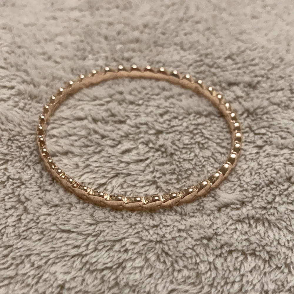 Rose gold heart bracelet